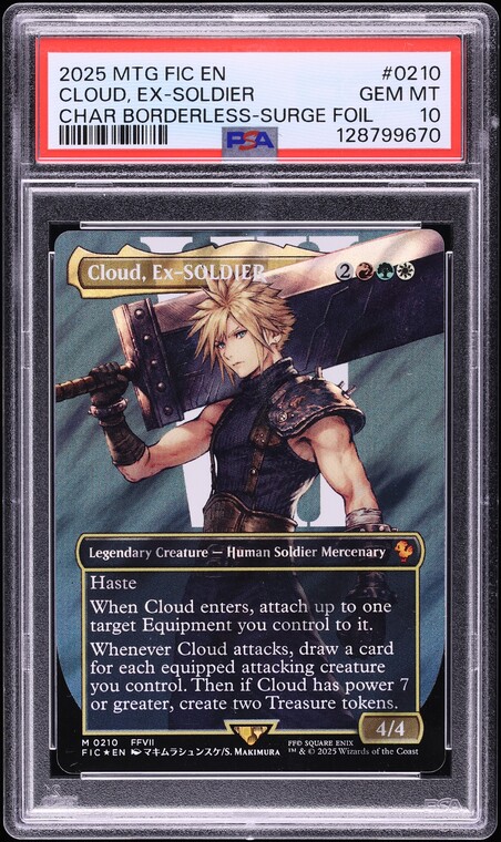 fcts7様　PSA10 Cloud, Ex-SOLDIER fcts7様 PSA10 Cloud, Ex-SOLDIER PSA 10 MTG Cloud EX Soldier Final
