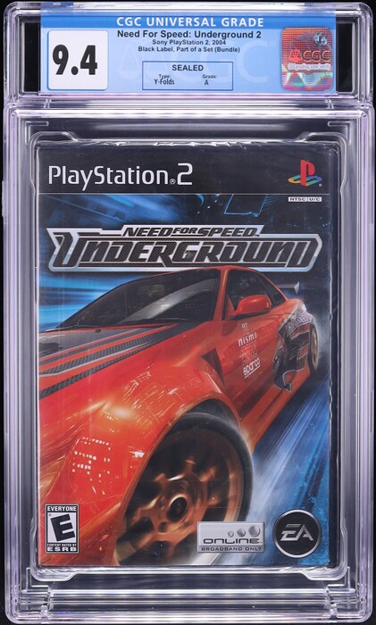 Need For Speed: Underground 2 (Playstation 2 PS2) CGC 9.4 A Sealed