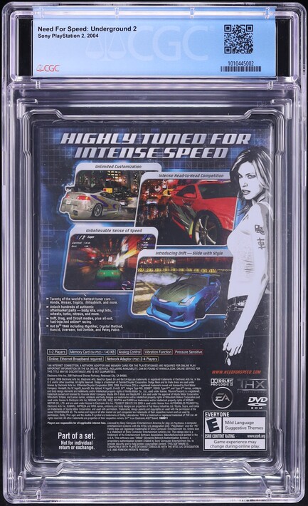 Need For Speed: Underground 2 (Playstation 2 PS2) CGC 9.4 A Sealed