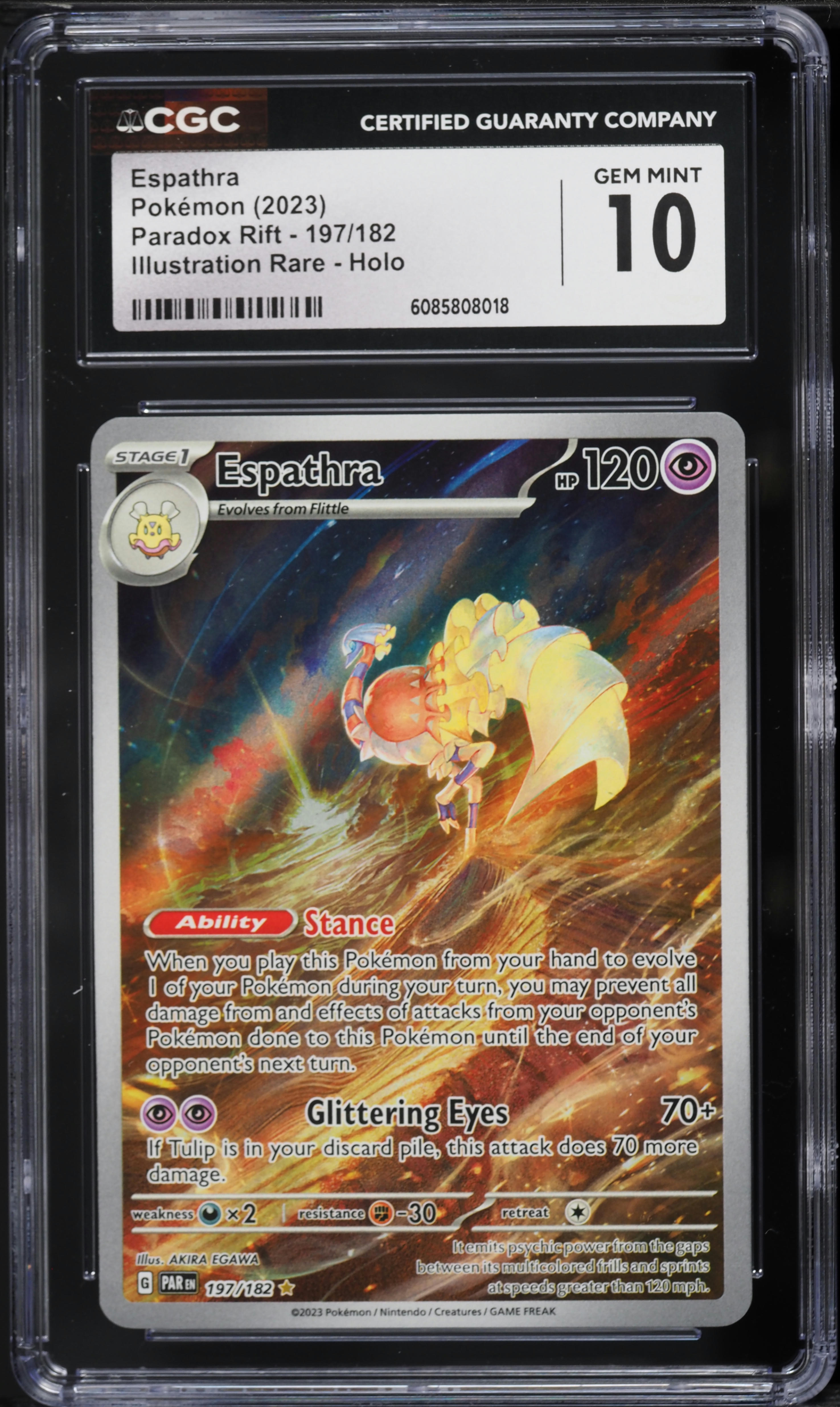 espathra pokemon card value Espathra - 197/182 - SV04: Paradox Rift [ILLUSTRATION RARE]