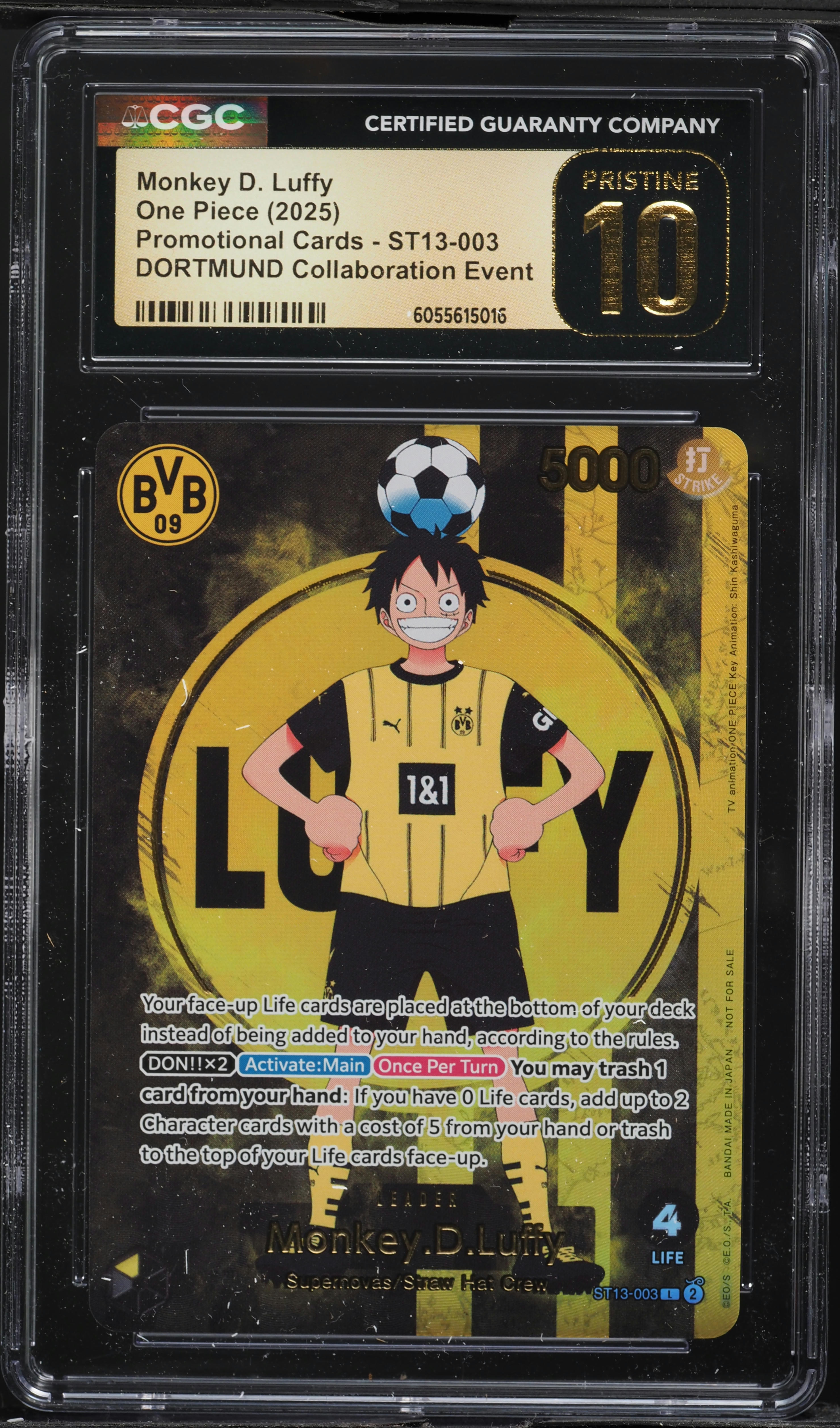 2025 One Piece Promo Dortmund Collaboration Monkey D. Luffy L