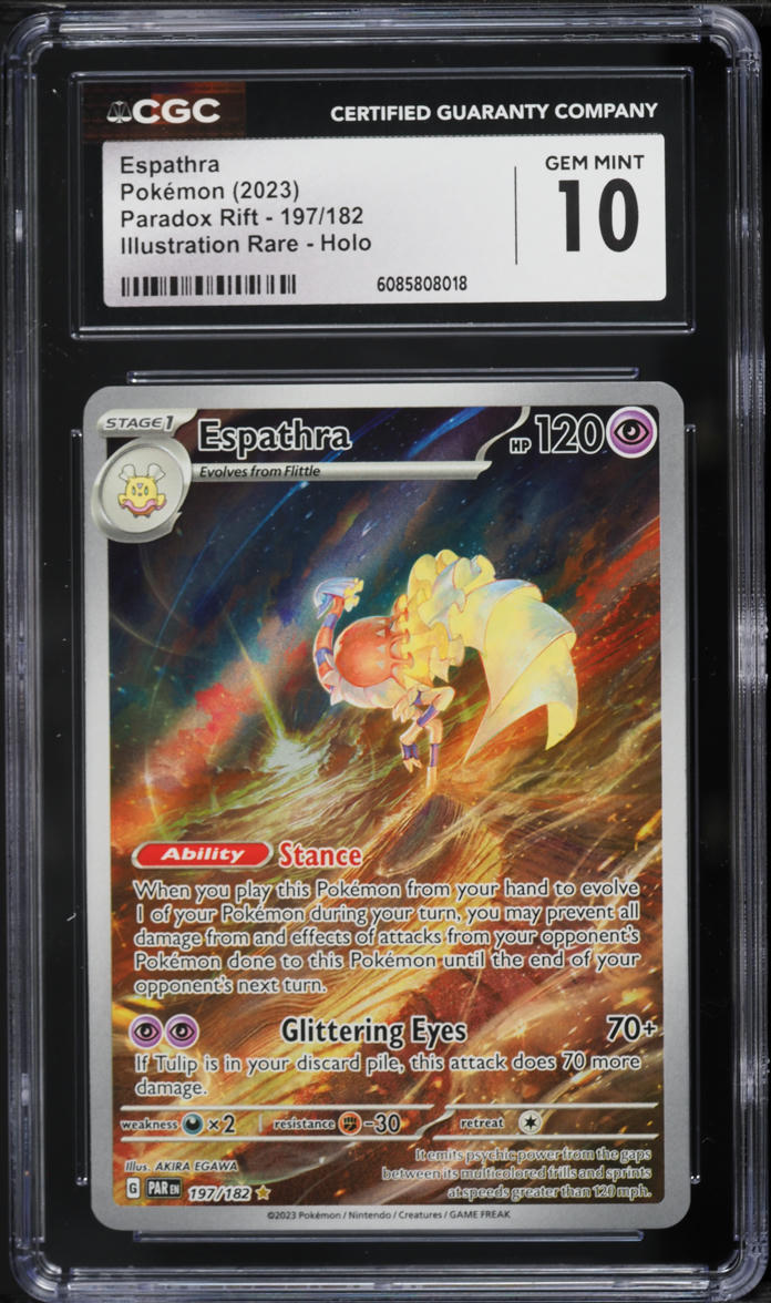 espathra pokemon card value EX 023/190 set code SV4A Japanese Pokemon NM Dx2 / F Espathra 081/182 Rare Paradox Rift