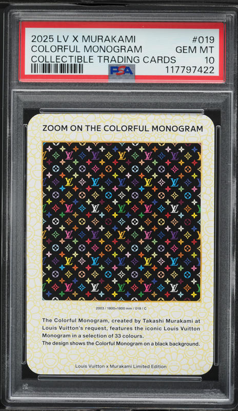 【PSA10】ZOOM ON THE COLORFUL MONOGRAM 012 2025 Louis Vuitton X Murakami Collectible Colorful Monogram #19