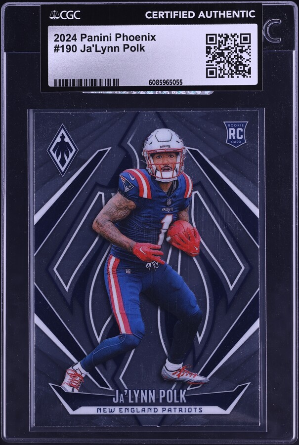 2024 Panini Phoenix Ja'Lynn Polk ROOKIE #190 CGC AUTH on Fanatics