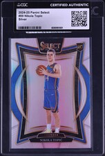 2024 Select Concourse Silver Prizm Nikola Topic ROOKIE #89 CGC