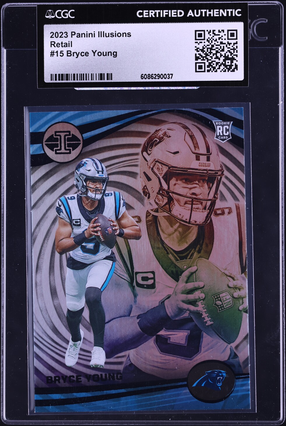 2023 Panini Illusions Retail Bryce Young ROOKIE #15 CGC AUTH