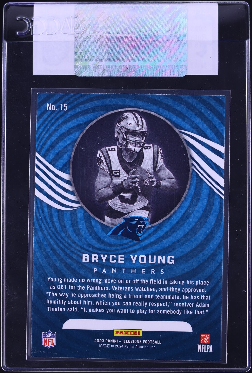 2023 Panini Illusions Retail Bryce Young ROOKIE #15 CGC AUTH