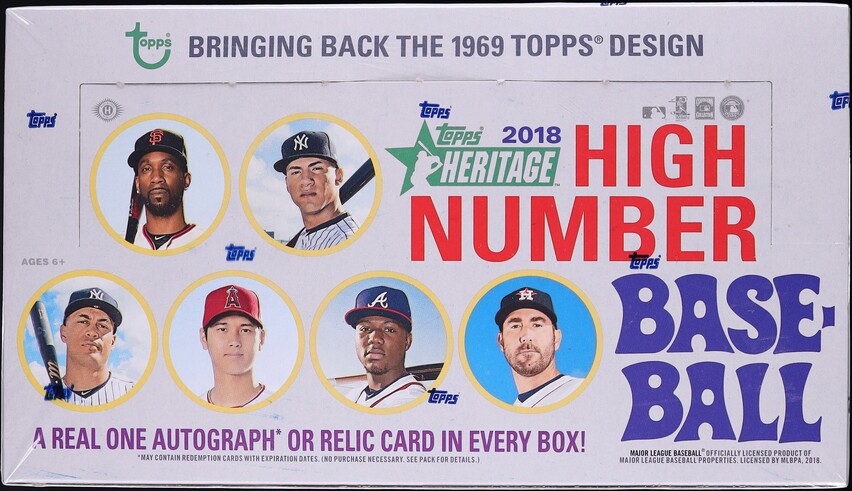 2018 Topps Heritage High Number Sealed Hobby Box on Fanatics Collect