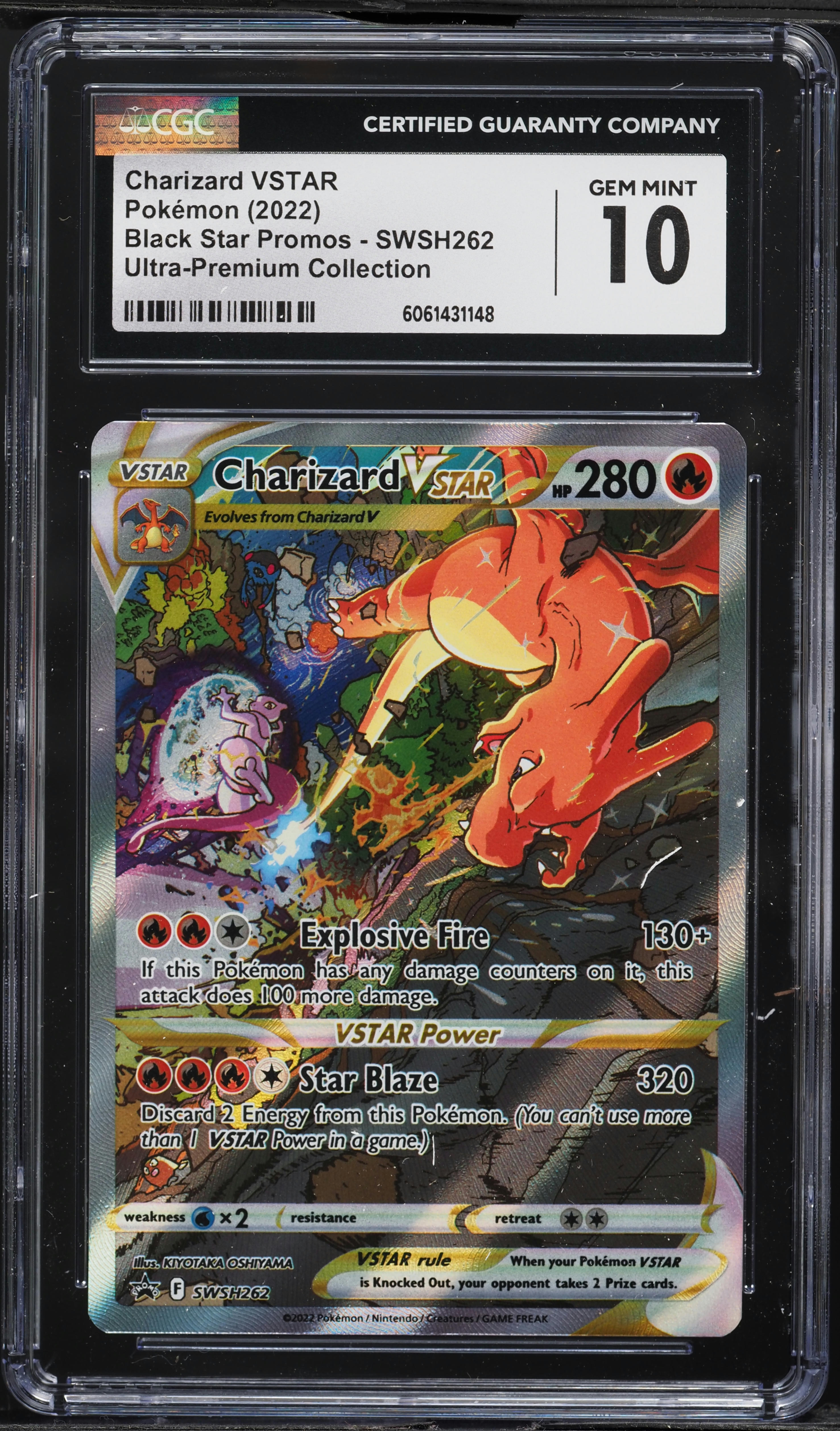2022 Pokemon SWSH Black Star Promo Ultra Premium Charizard VSTAR
