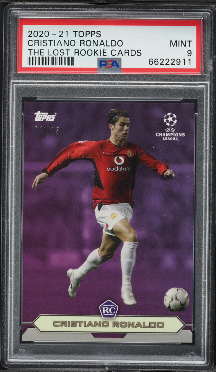 topps cristiano ronaldo soccer 最も安い card PSA8 Cristiano