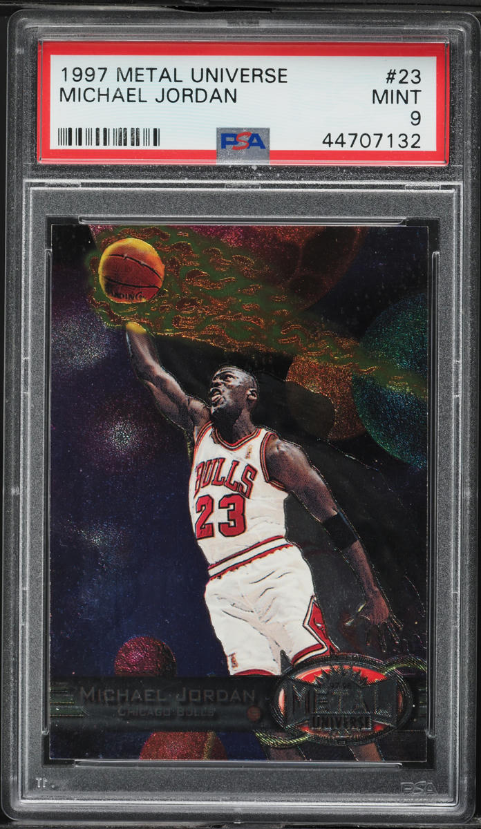1997 Metal Universe Michael Jordan #23 PSA 9 MINT on Fanatics Collect