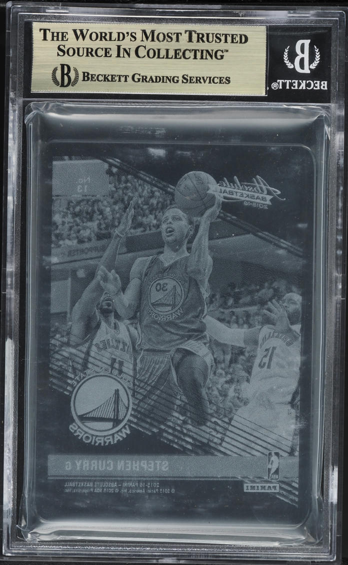 2015 Absolute Memorabilia Glass Stephen Curry #13 BGS 9.5 GEM MINT