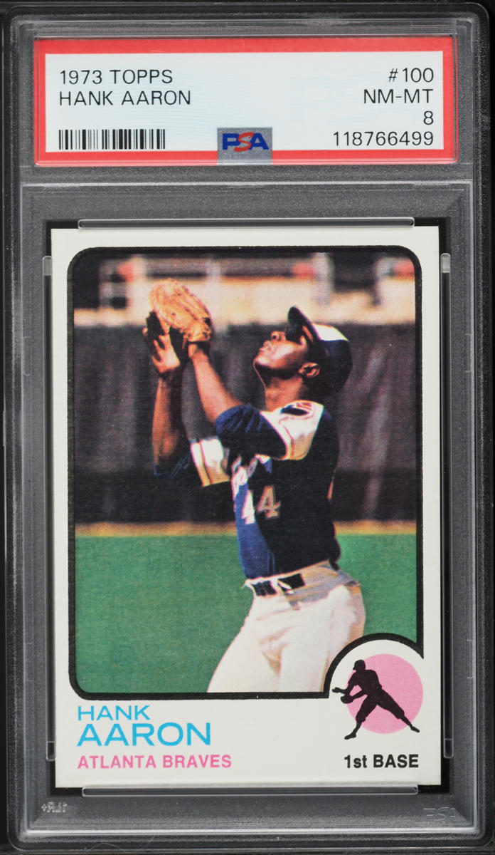 1973 Topps Hank Aaron #100 PSA 8 NM-MT