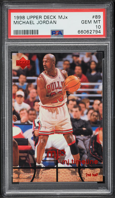 1998 Upper Deck MJx Michael Jordan #89 PSA 10 GEM MINT on Fanatics