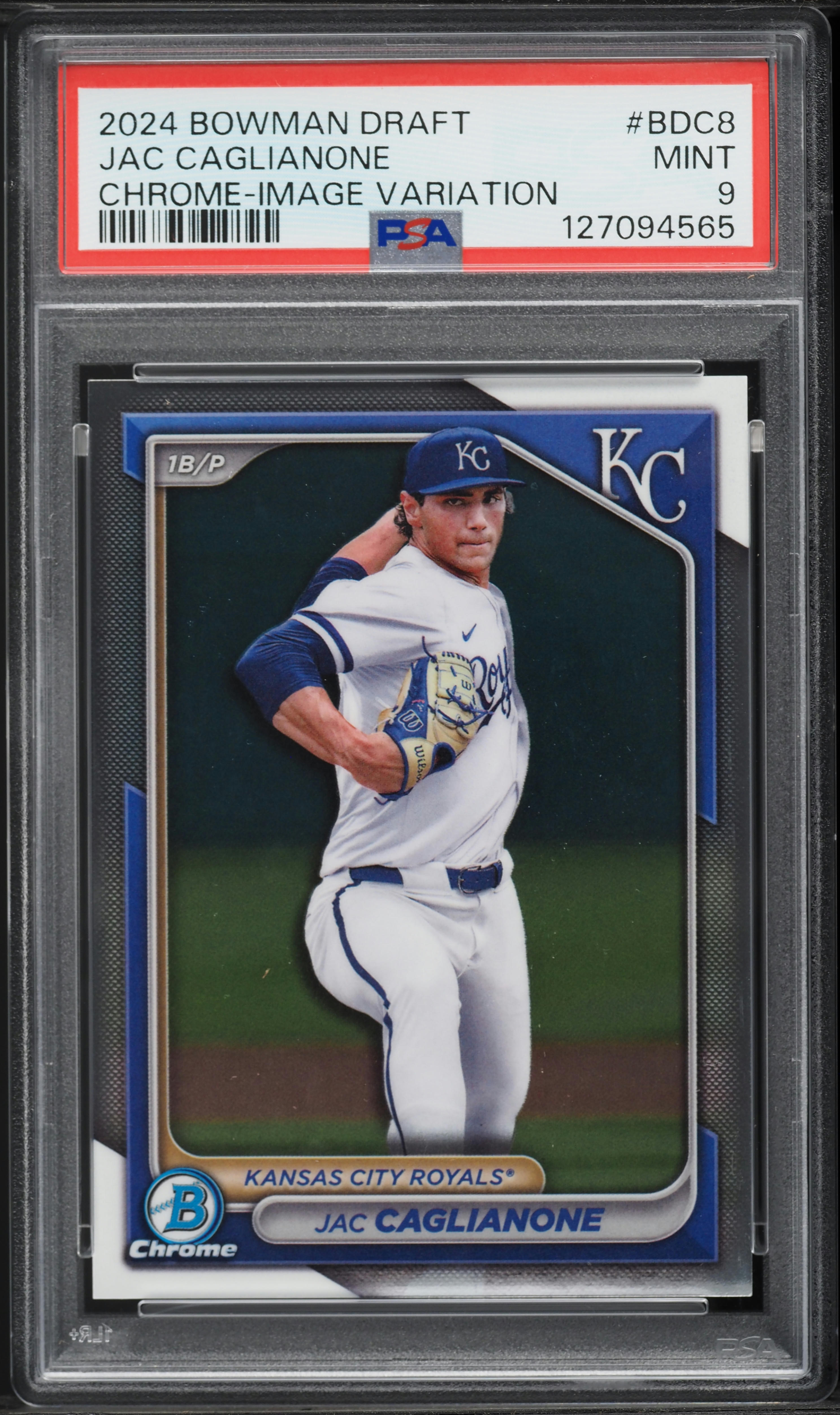 2024 Bowman Chrome Draft Image Variation Jac Caglianone PROSPECT 