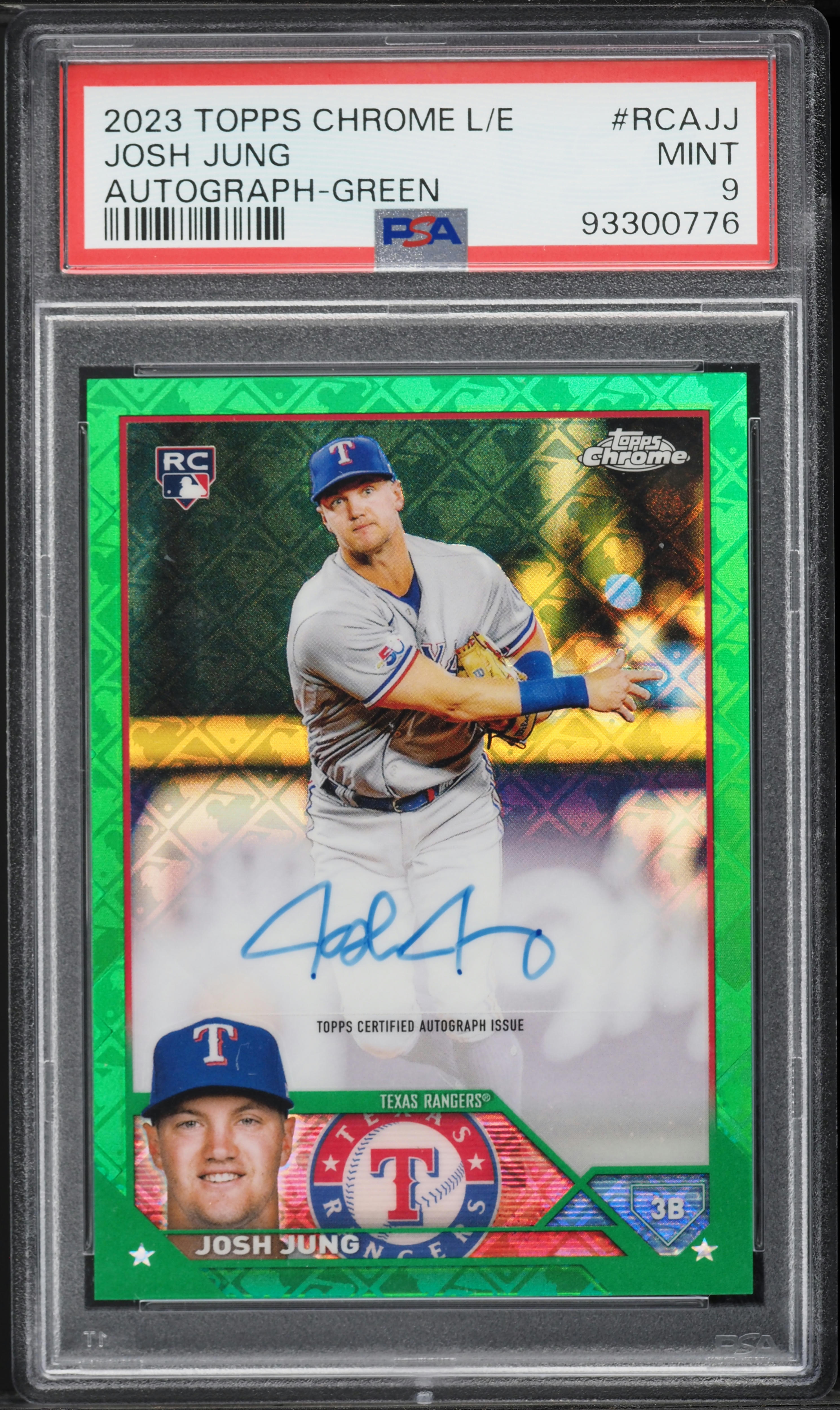 2023 Topps Chrome Logofractor Edition Green Refractor Josh Jung