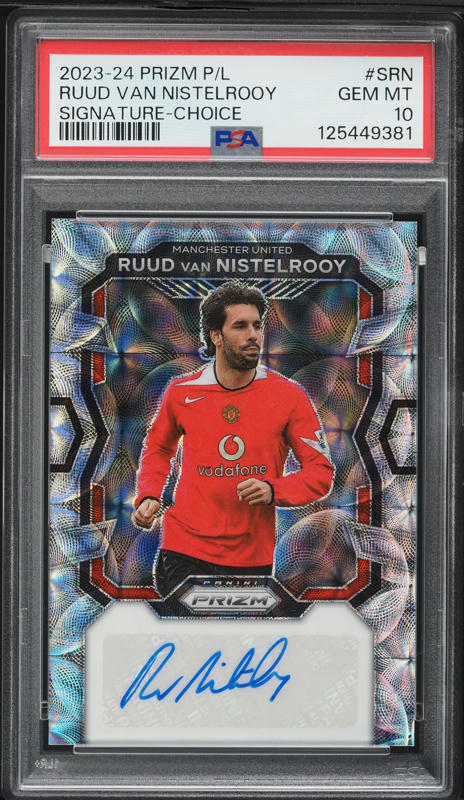Ruud van Nistelrooy 直筆サインカード 2023-24 PANINI Prizm - Auto