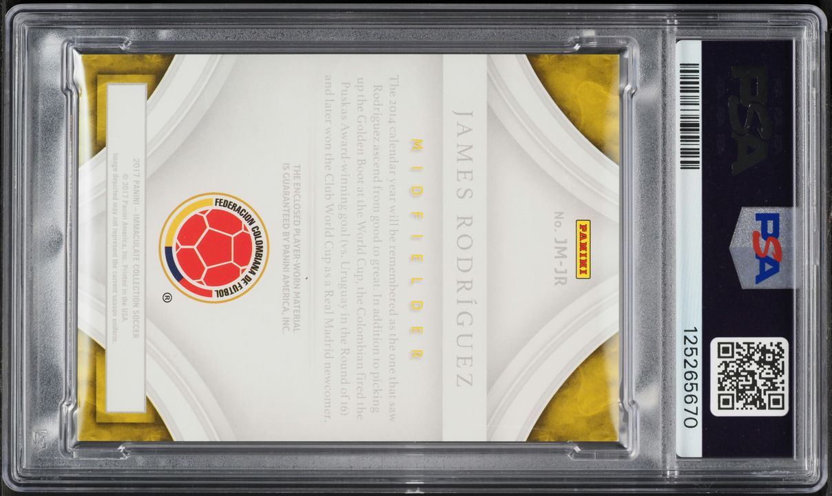 2017 Immaculate Collection Jumbo James Rodriguez PATCH /49 #JM-JR