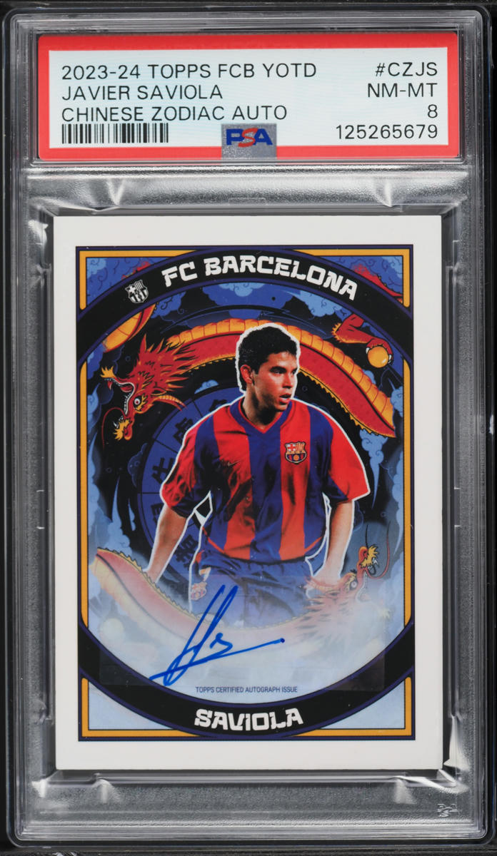 2023 Topps FC Barcelona Year Of The Dragon Chinese Zodiac Javier