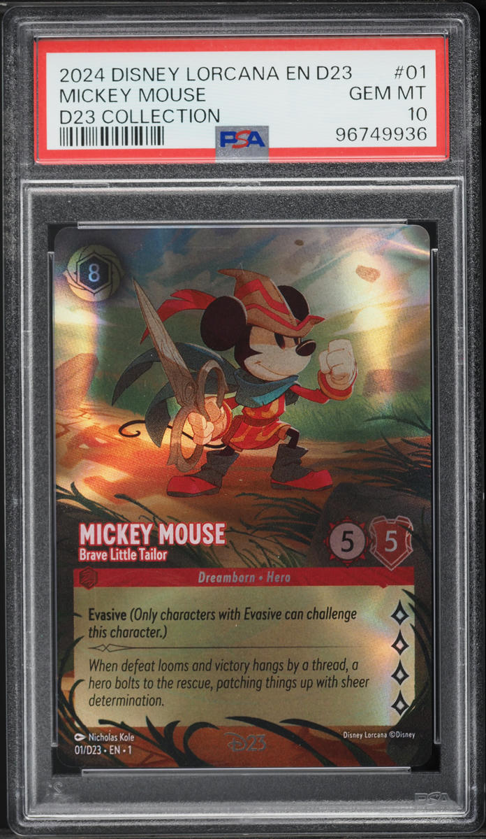 2024 Disney Lorcana Promo D23 Collection Mickey Mouse Brave Little