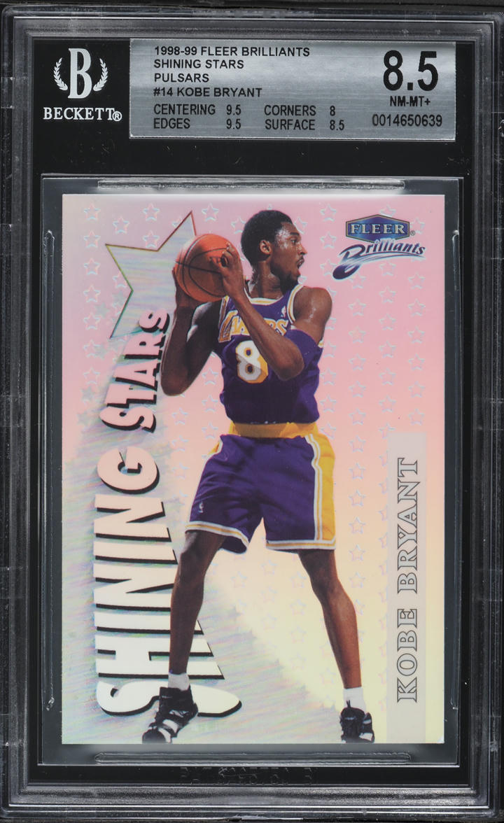 1998 Fleer Brilliants Shining Stars Pulsars Kobe Bryant #14 BGS