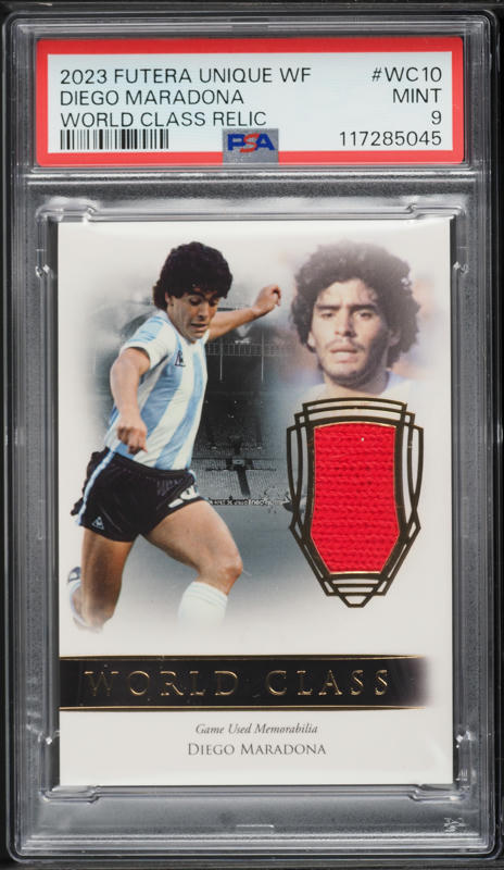2023 Futera Unique World Football World Class Diego Maradona PATCH