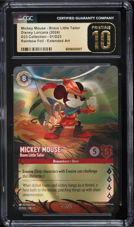 2024 Disney Lorcana Promo D23 Collection Mickey Mouse Brave Little