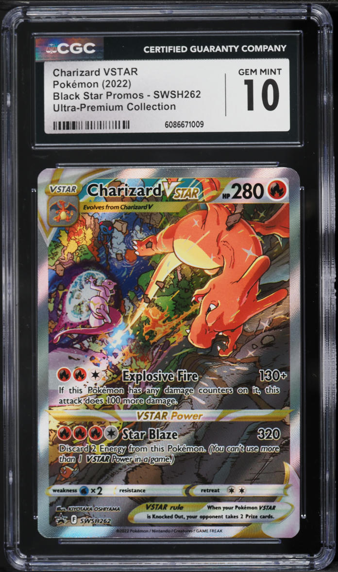 2022 Pokemon SWSH Promo Ultra Premium Collection Charizard VSTAR #SWSH262 CGC 10 GEM MINT