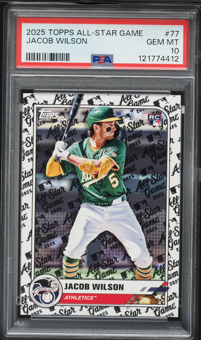 2025 Topps All-Star Game Jacob Wilson ROOKIE #77 PSA 10 GEM MINT