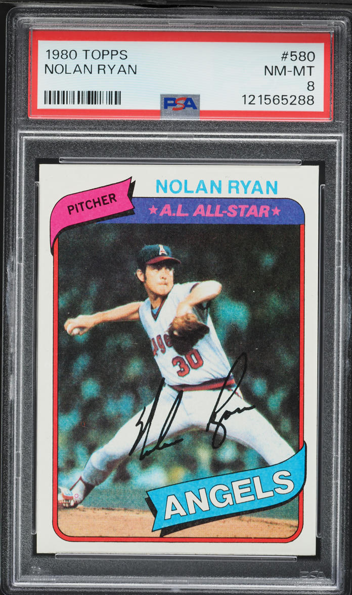 1980 Topps Nolan Ryan #580 PSA 8 NM-MT