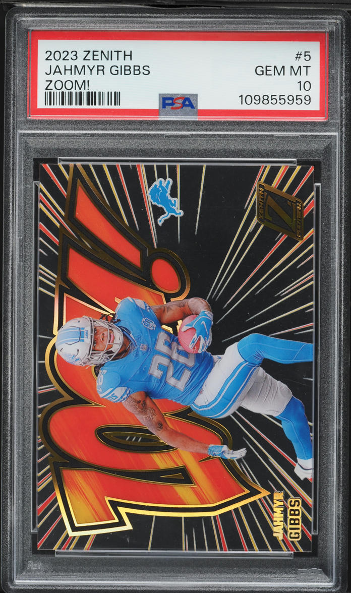 HOPE パネル レア物 2023 Panini Select - Suite Level Jahmyr Gibbs #431 Red Disco Prizm