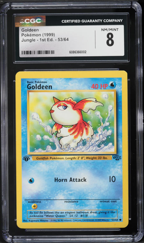 how much is a goldeen pokemon card worth Goldeen - 76/130 Base Set 2 Common Pokemon