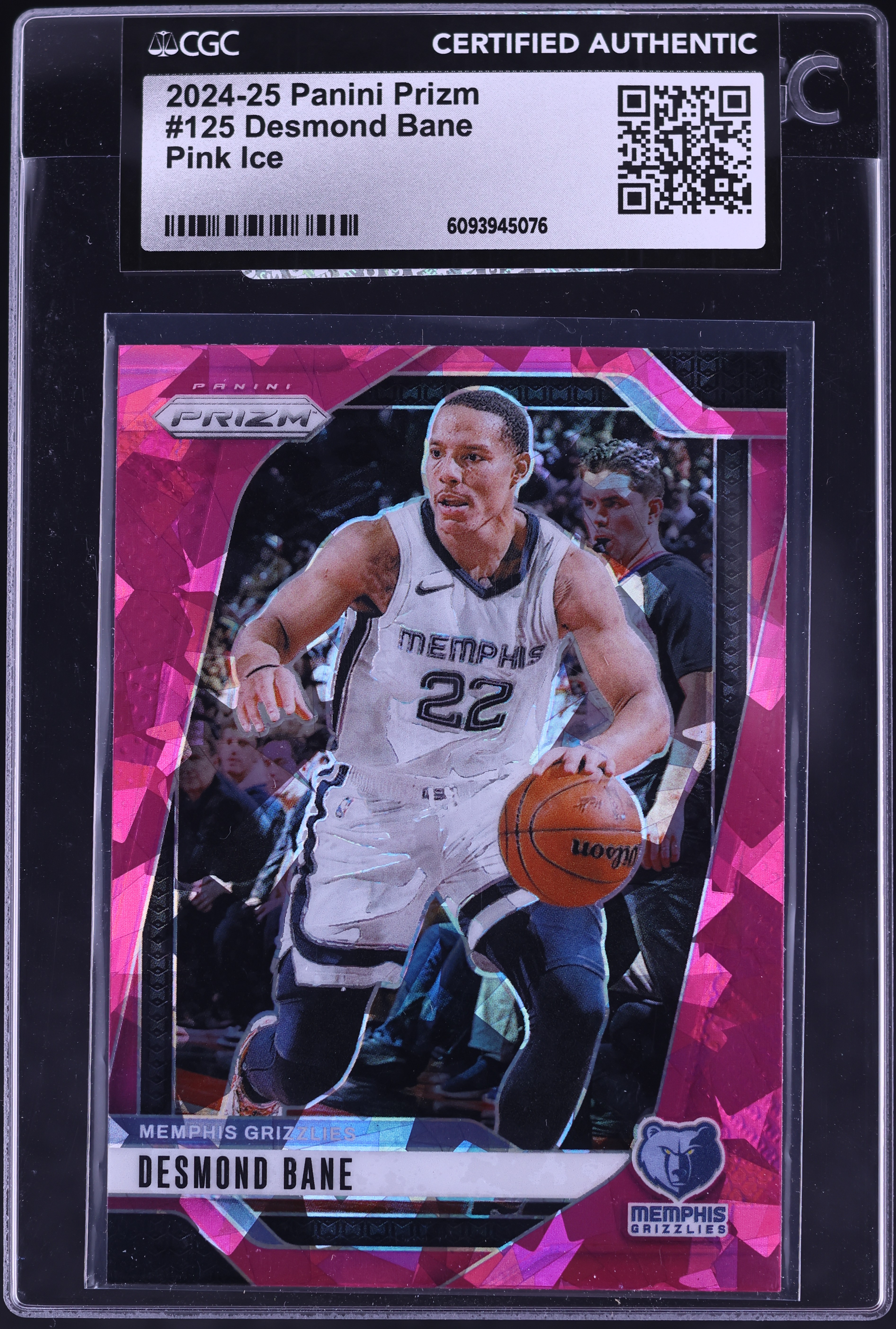 2024 Panini Prizm Pink Ice Desmond Bane #125 CGC AUTH on Fanatics 