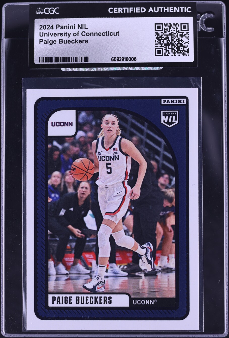2024 Panini NIL University Of Connecticut Paige Bueckers ROOKIE CGC AUTH