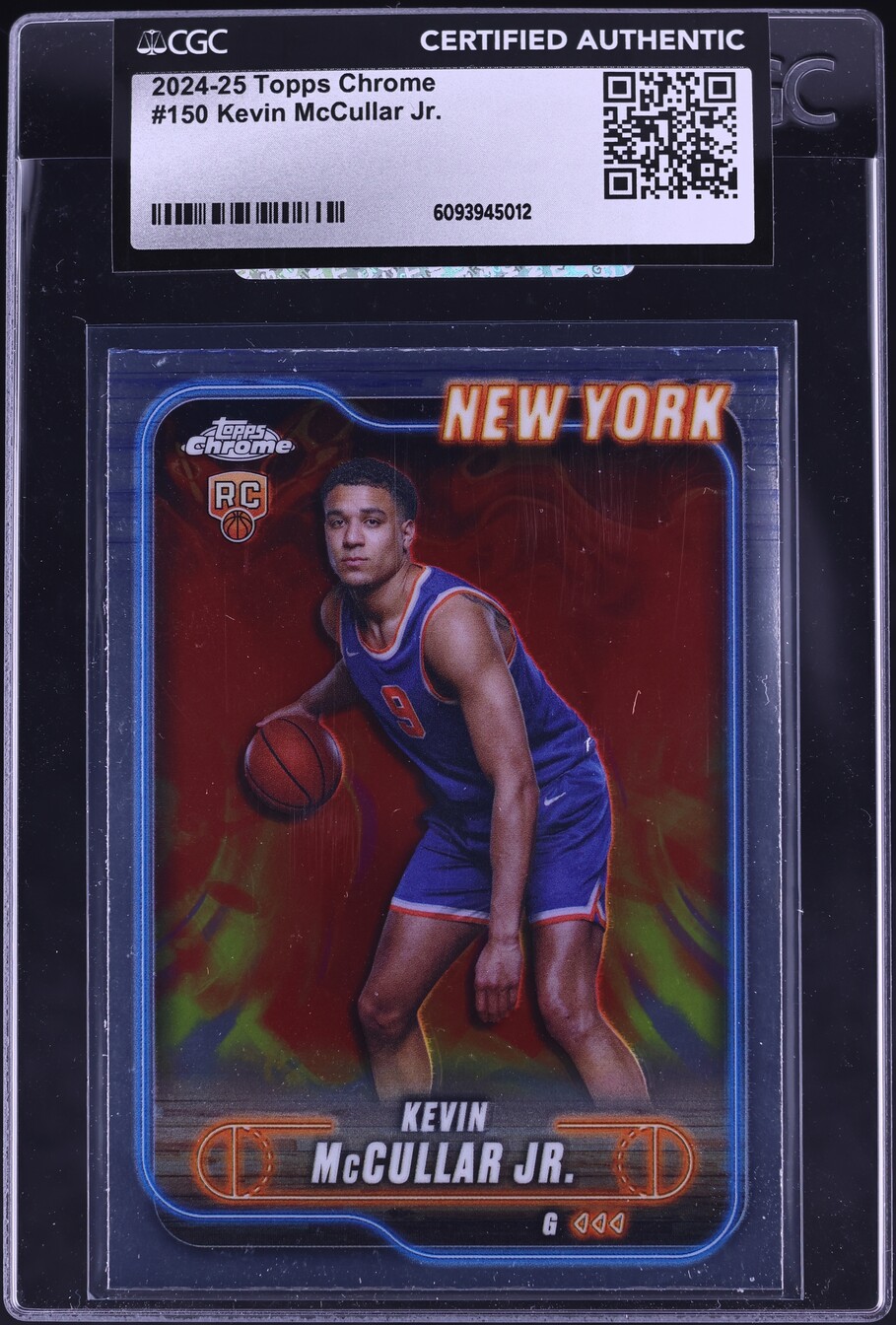 2024 Topps Chrome Kevin McCullar Jr. ROOKIE #150 CGC AUTH