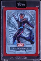 2025 Topps Chrome Marvel Mint Red Refractor Mister Fantastic 5/5