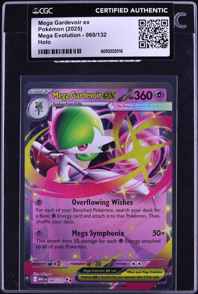2025 Pokemon Mega Evolution Holo Mega Gardevoir ex #60 CGC AUTH