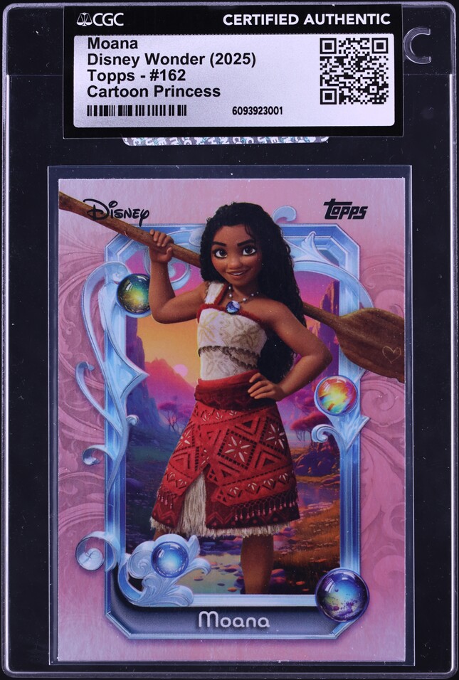2023 Topps Chrome Disney100 Red Kaleidoscope Moana #2 PSA 9 MINT