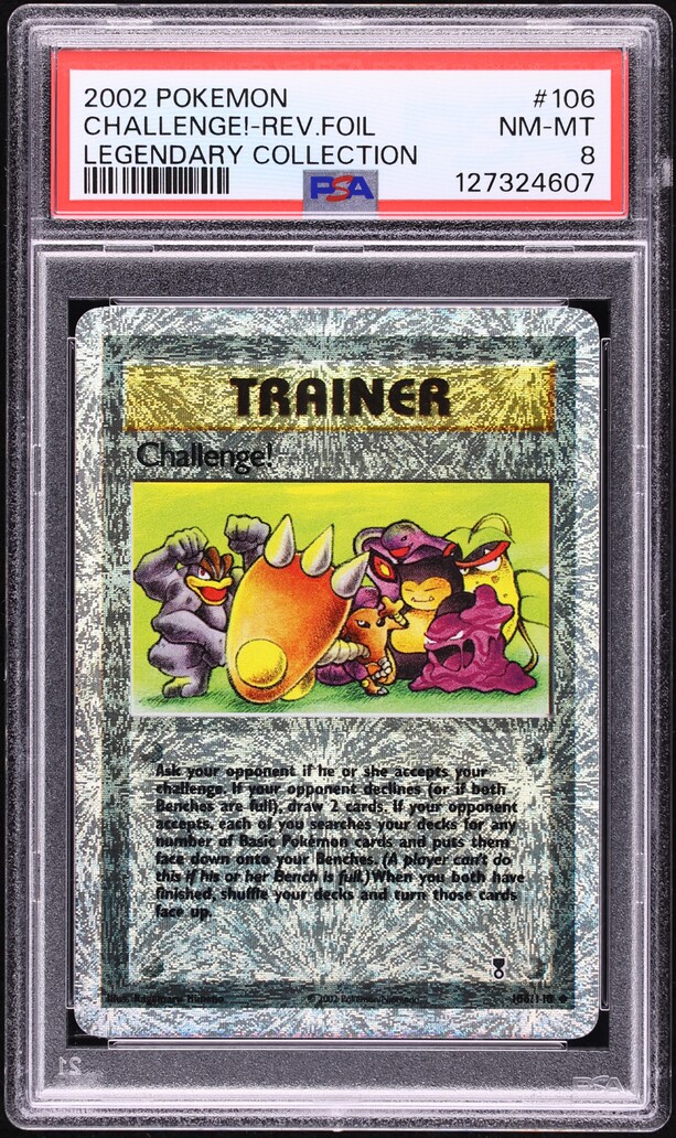 2002 Pokemon Legendary Collection Reverse Holo Challenge! #106 PSA