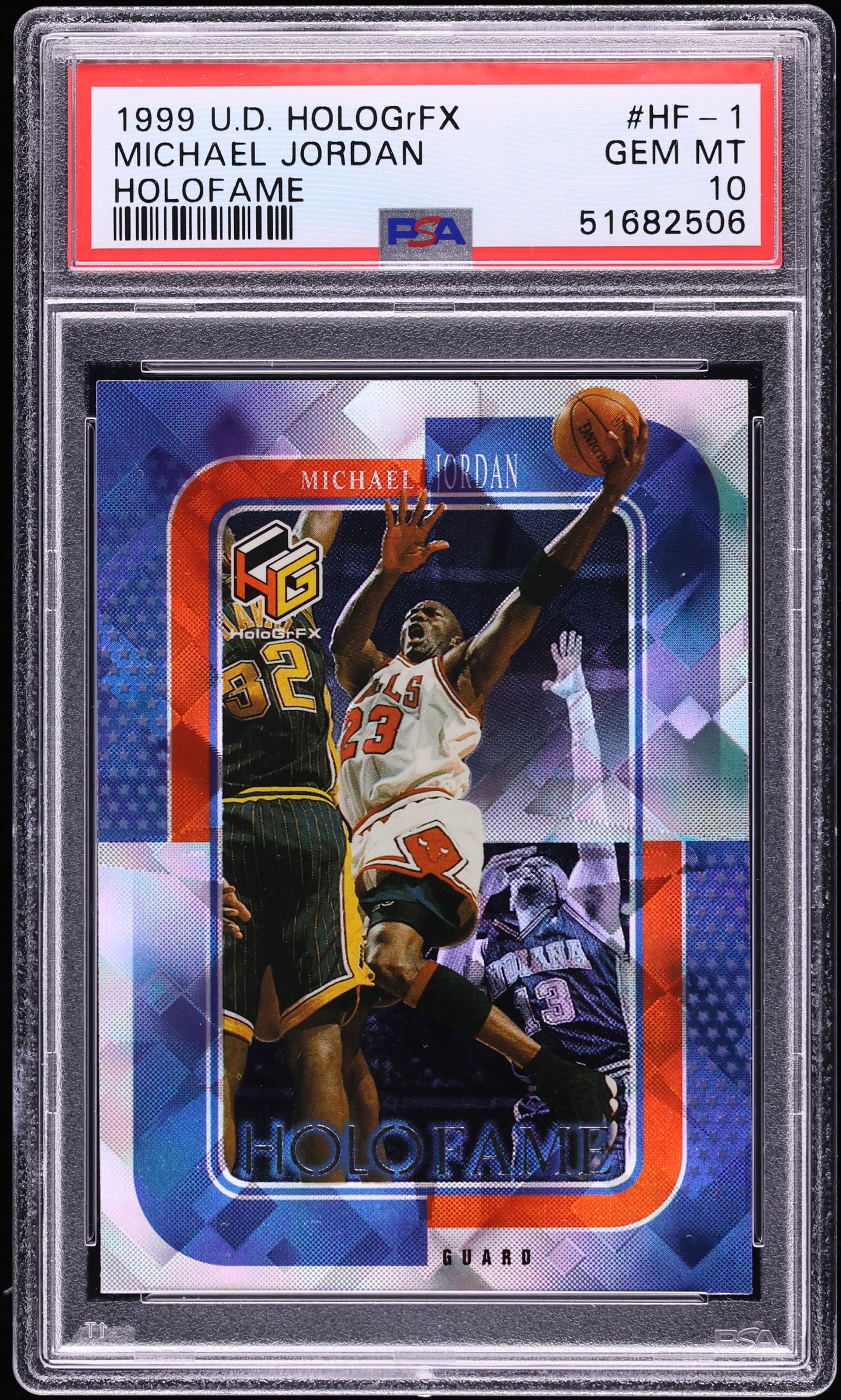 1999 Upper Deck HoloGrFX Holofame Michael Jordan #HF-1 PSA 10 GEM