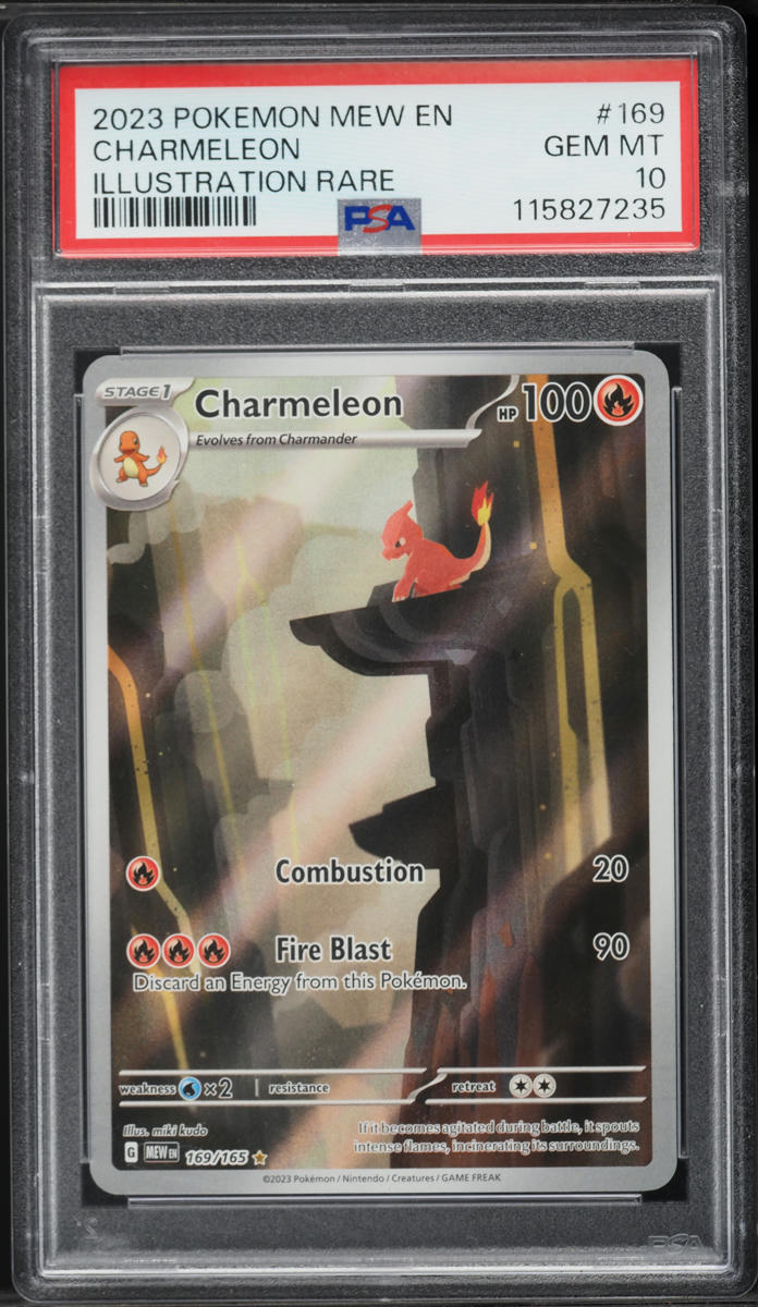 2023 Pokemon Scarlet & Violet 151 Illustration Rare Charmeleon #169 PSA 10 GEM MINT