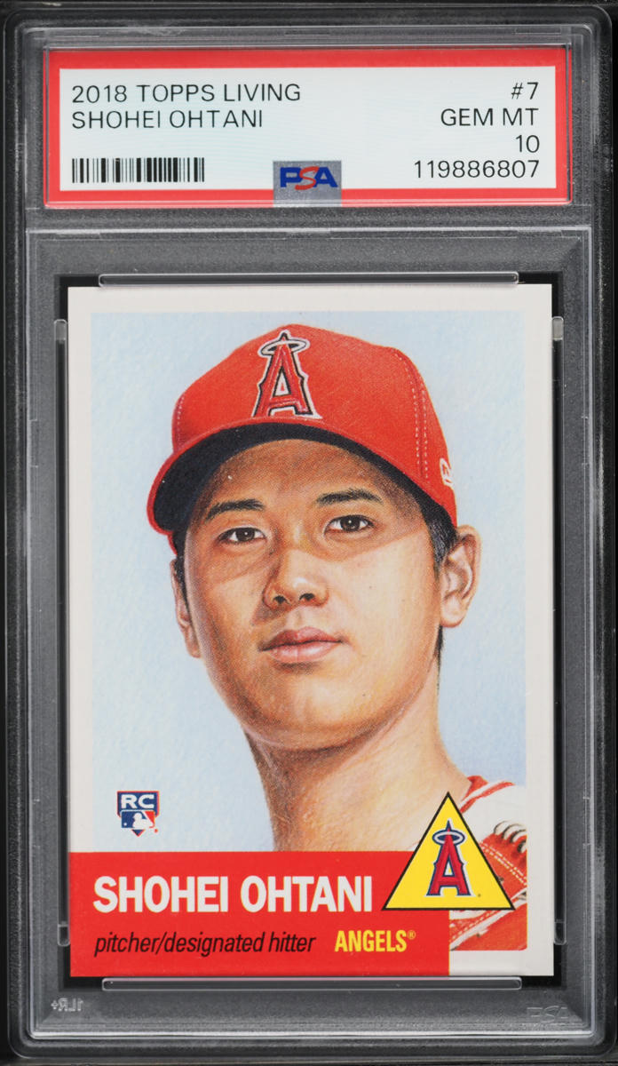 2018 Topps Living Shohei Ohtani ROOKIE #7 PSA 10 GEM MINT