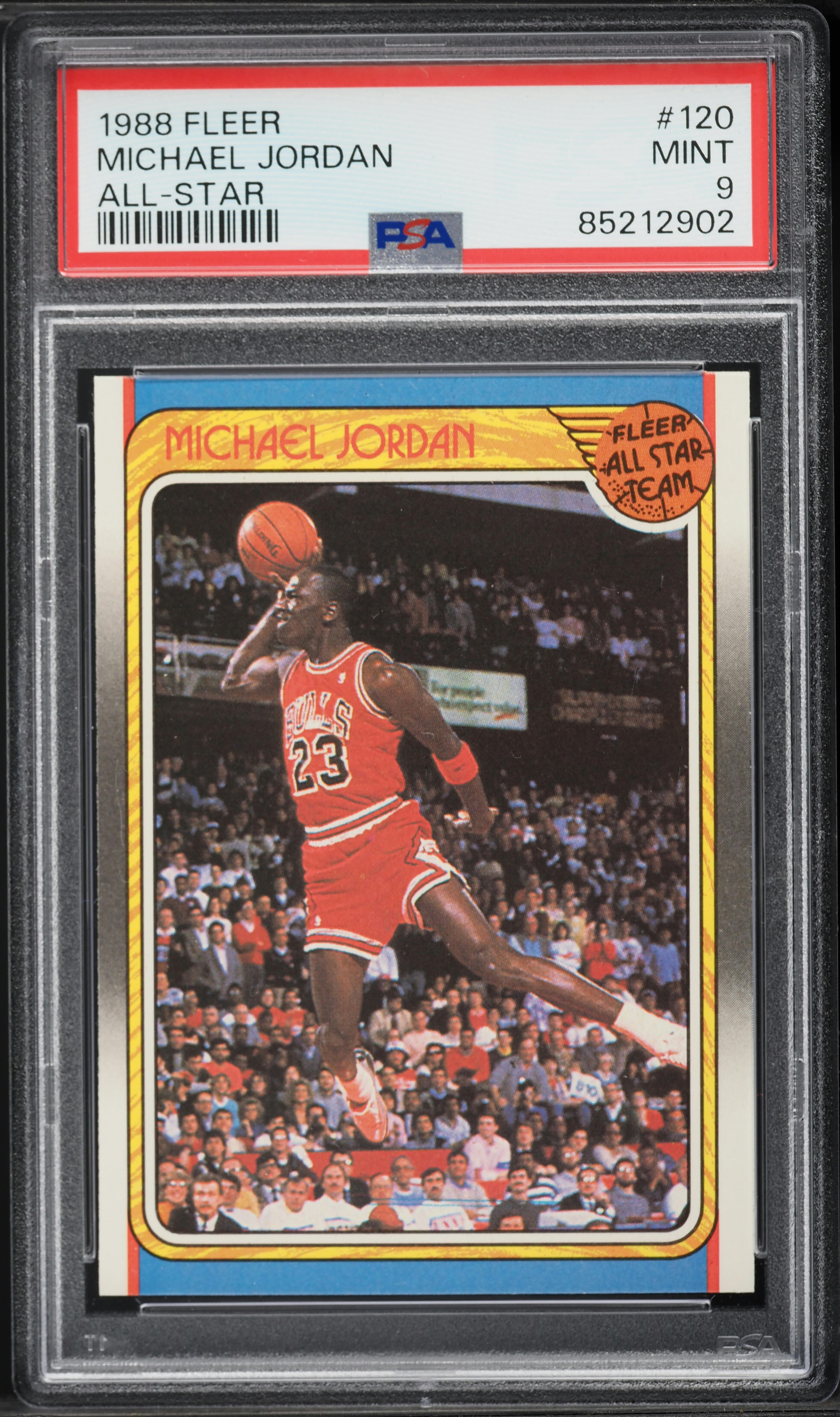 1988 Fleer All-Star Michael Jordan #120 PSA 9 MINT on Fanatics Collect