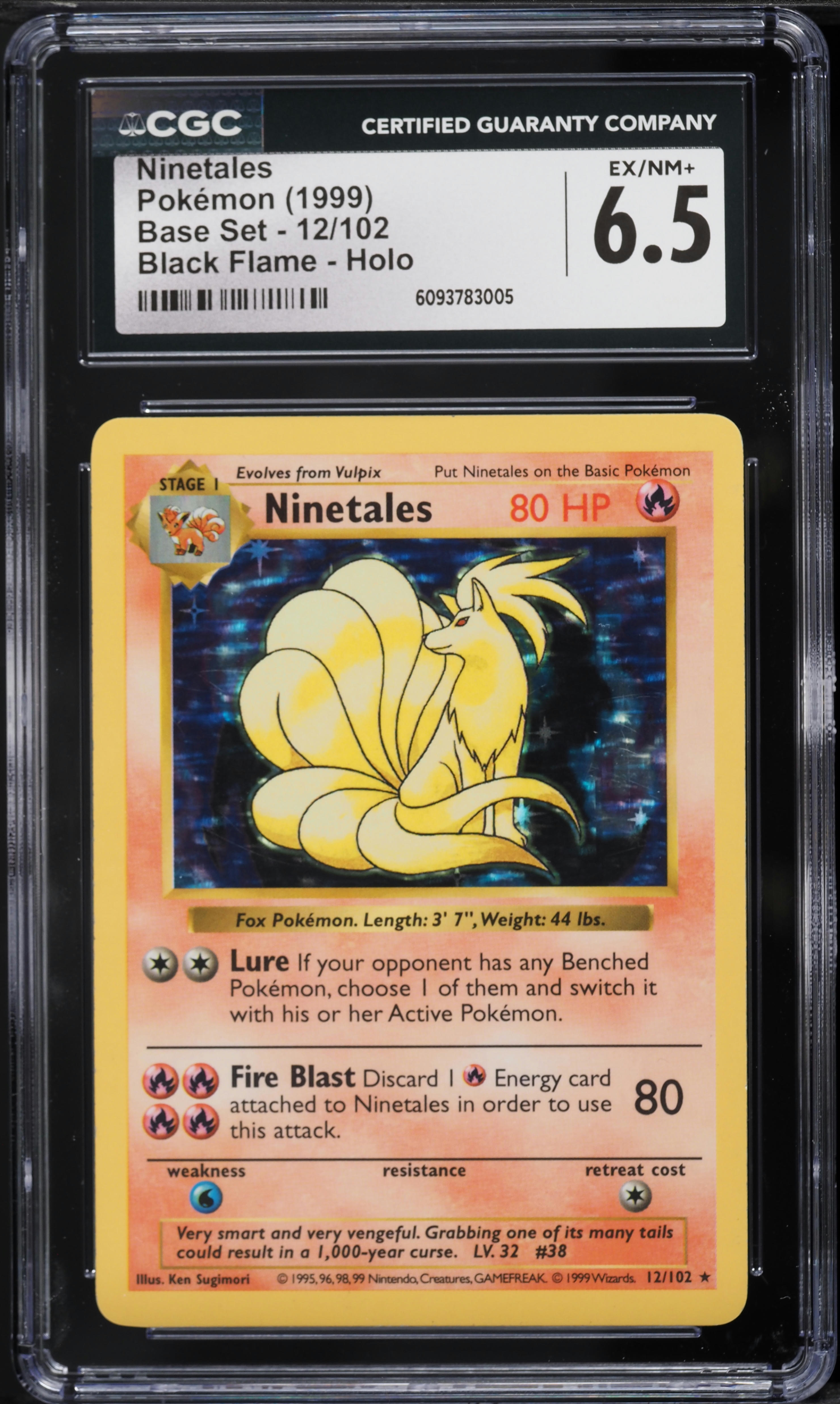 gold ninetales pokemon card Lv.32 No.038 Old Back Holo Nintendo EX-VG Japan but overall look nearly unplayed with no major defects Ninetales AR 110/108 sv3 Ruler