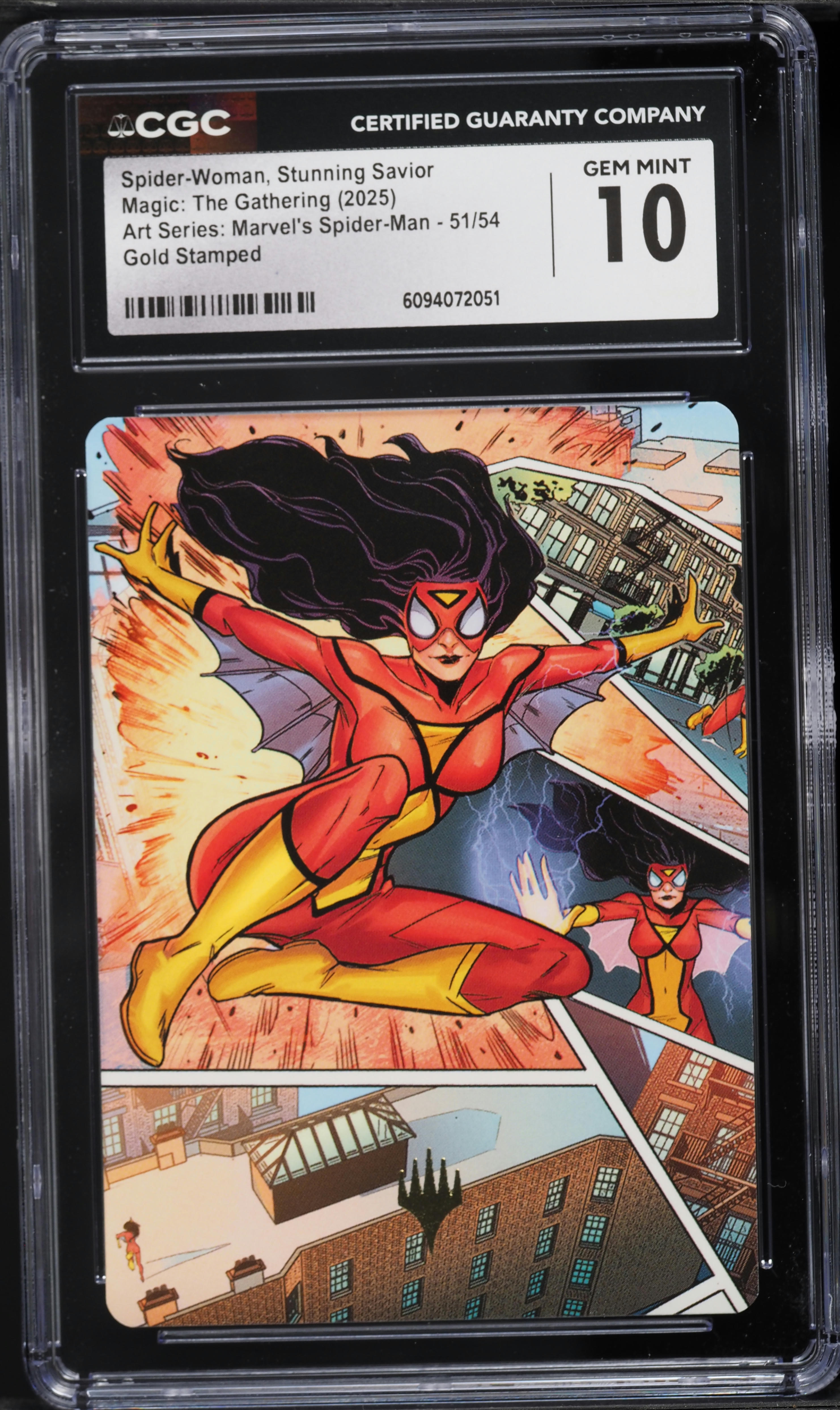 2025 MTG Art Series Marvel's Spider-Man Gold Stamped Spider-Woman