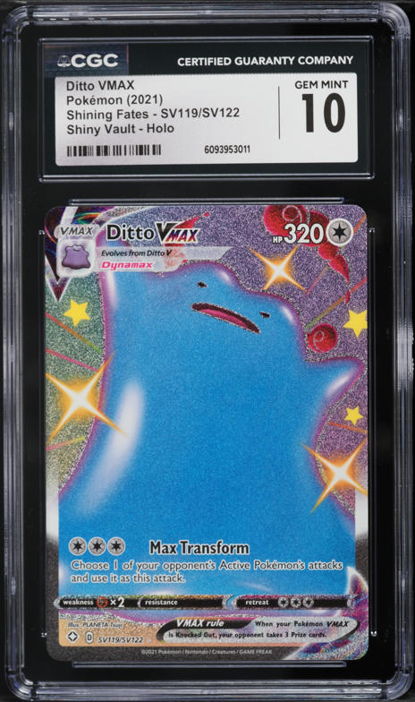 shiny ditto vmax pokemon card - 107/159 - Crown Zenith have for your premier collection. 2021 Pokemon Sword & Shield