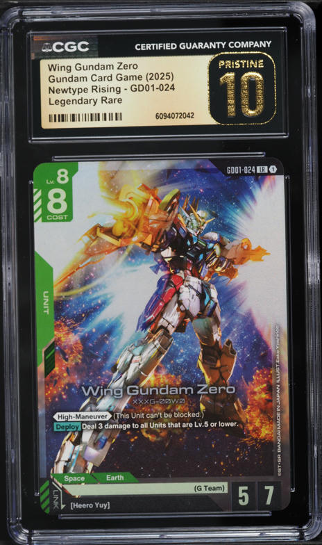 2025 Gundam Card Game Newtype Rising LR Wing Gundam Zero #GD01-024