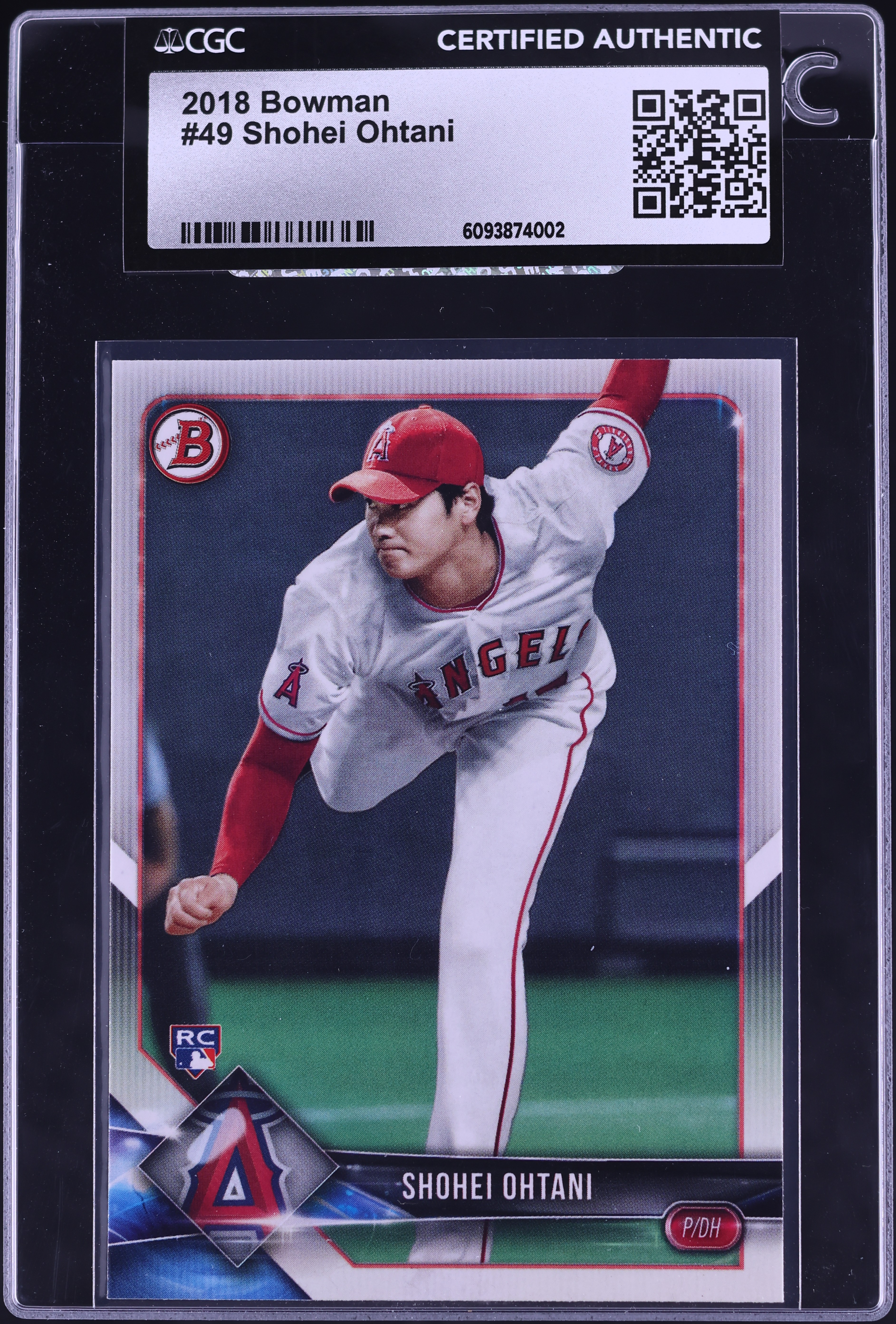 2018 Bowman Shohei Ohtani ROOKIE #49 CGC AUTH on Fanatics Collect