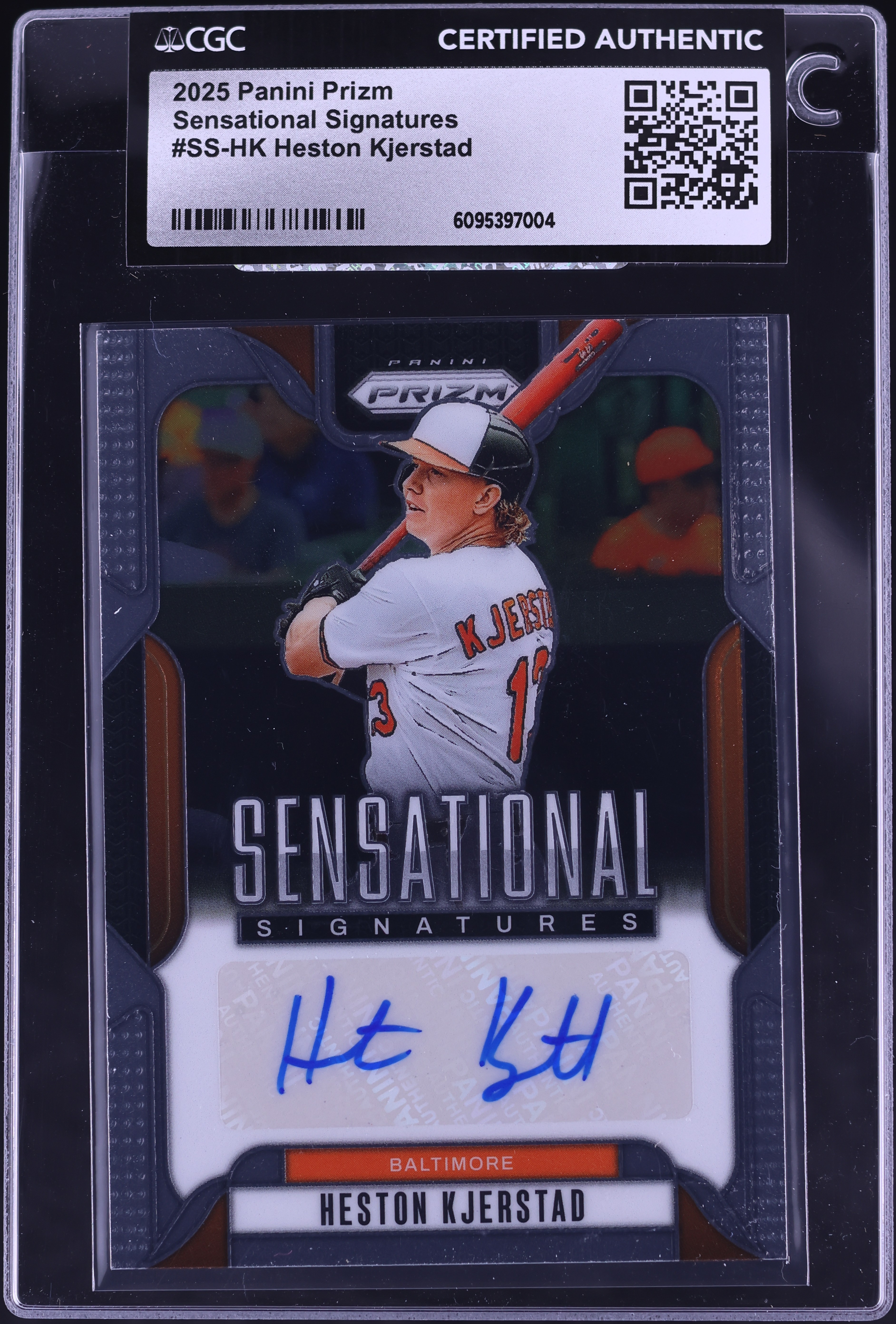 2025 Panini Prizm Sensational Signatures Heston Kjerstad AUTO #SS