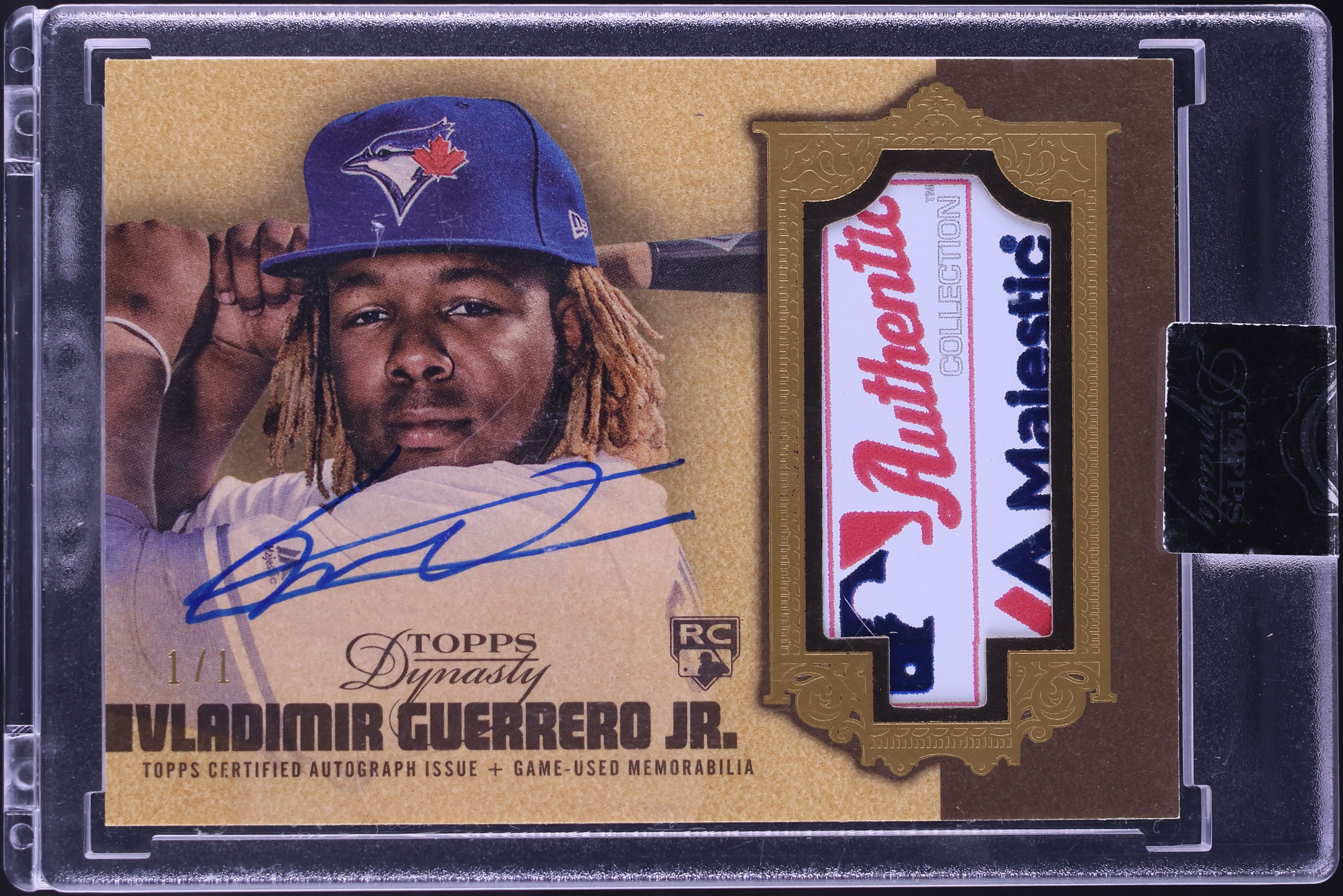 2019 Topps Dynasty Gold Vladimir Guerrero Jr. ROOKIE TAG PATCH